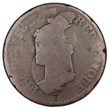 FRANCE, 1 Décime, VG(8-10), Copper, Gadoury #185, 19.15