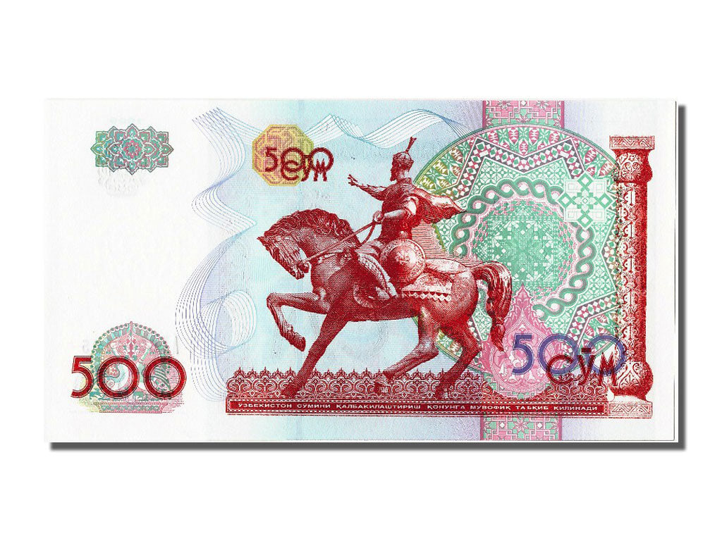 Banconote, Uzbekistan, 500 Sum, 1999, FDS