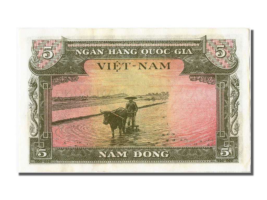 Banknote, South Viet Nam, 5 D<ox>ng, UNC(63)