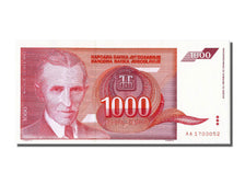 Banconote, Iugoslavia, 1000 Dinara, 1992, FDS
