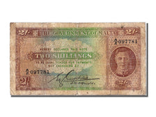 Malta, 2 Shillings, KM #17b, VF(20-25), A/2 097781