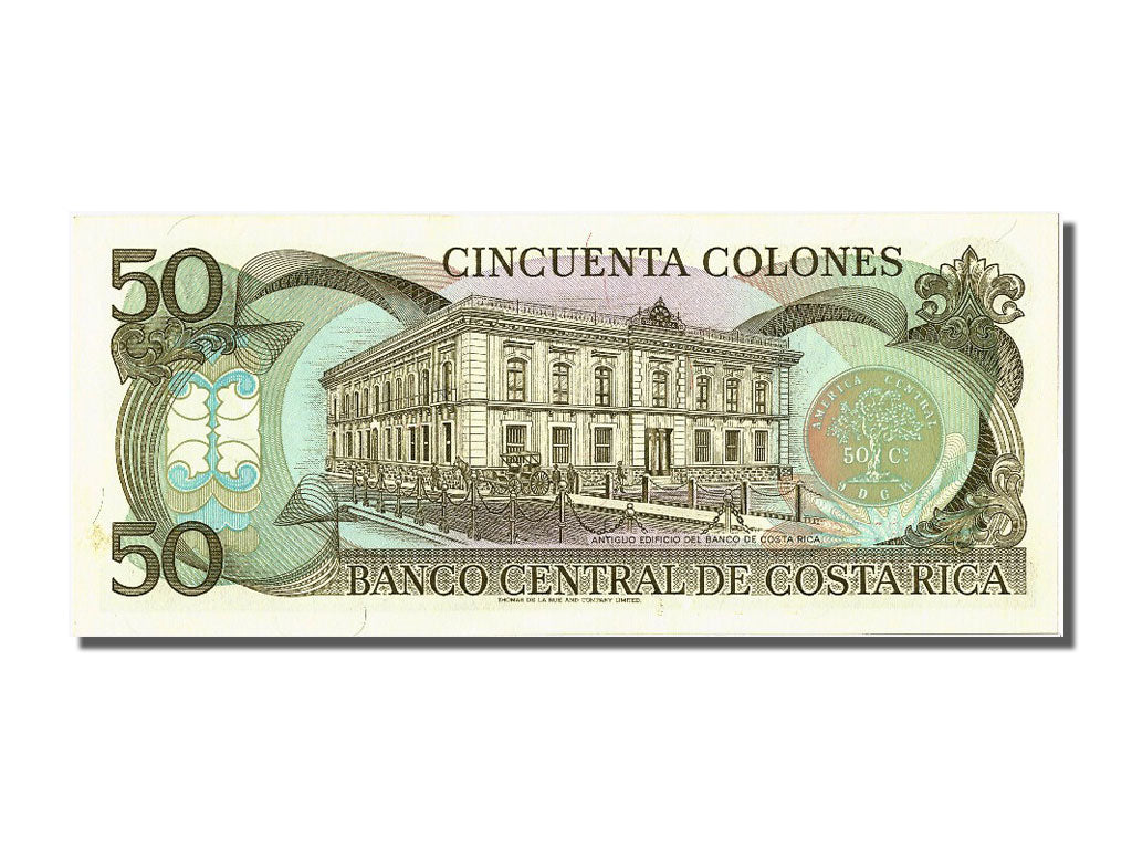 Banknote, Costa Rica, 50 Colones, 1993, 1993-07-07, UNC(65-70)