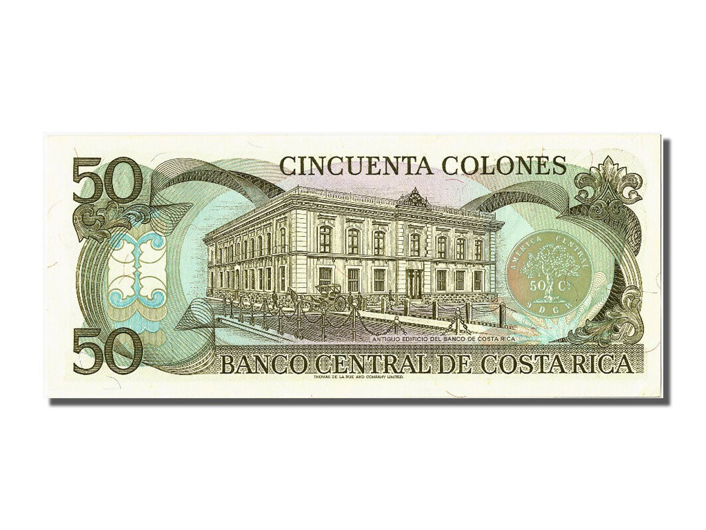 Billete, 50 Colones, 1993, Costa Rica, 1993-07-07, UNC