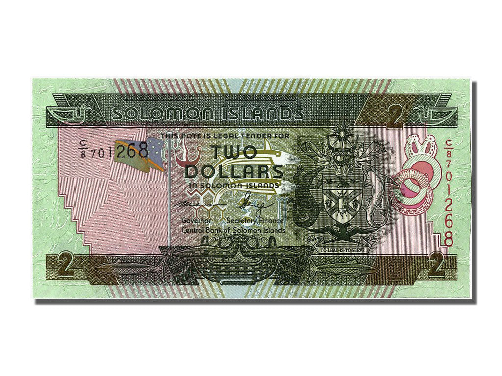 Banknote, Solomon Islands, 2 Dollars, UNC(65-70)