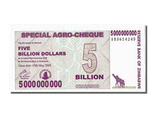 Billete, 5 Billion Dollars, 2008, Zimbabue, 2008-05-15, UNC