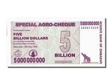 Zimbabwe, 5 Billion Dollars, 2008, KM #61, 2008-05-15, UNC(65-70), AB 3614228