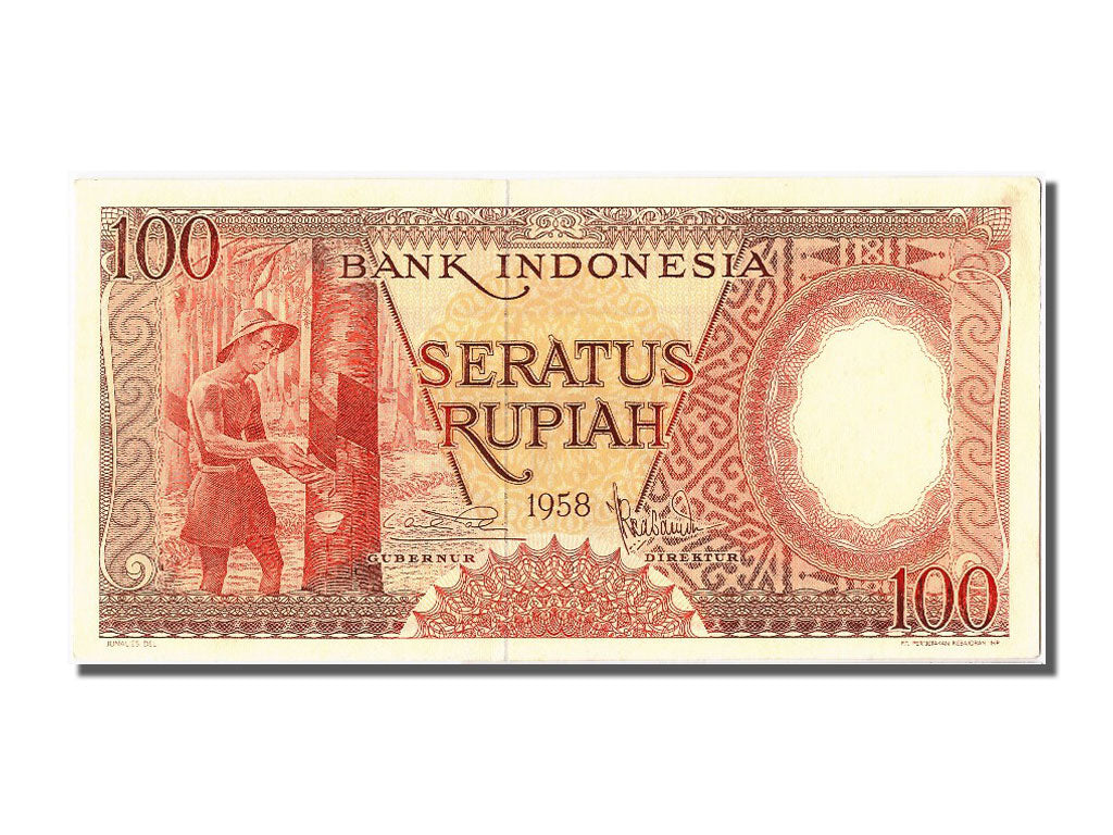 Banknote, Indonesia, 100 Rupiah, 1958, UNC(63)