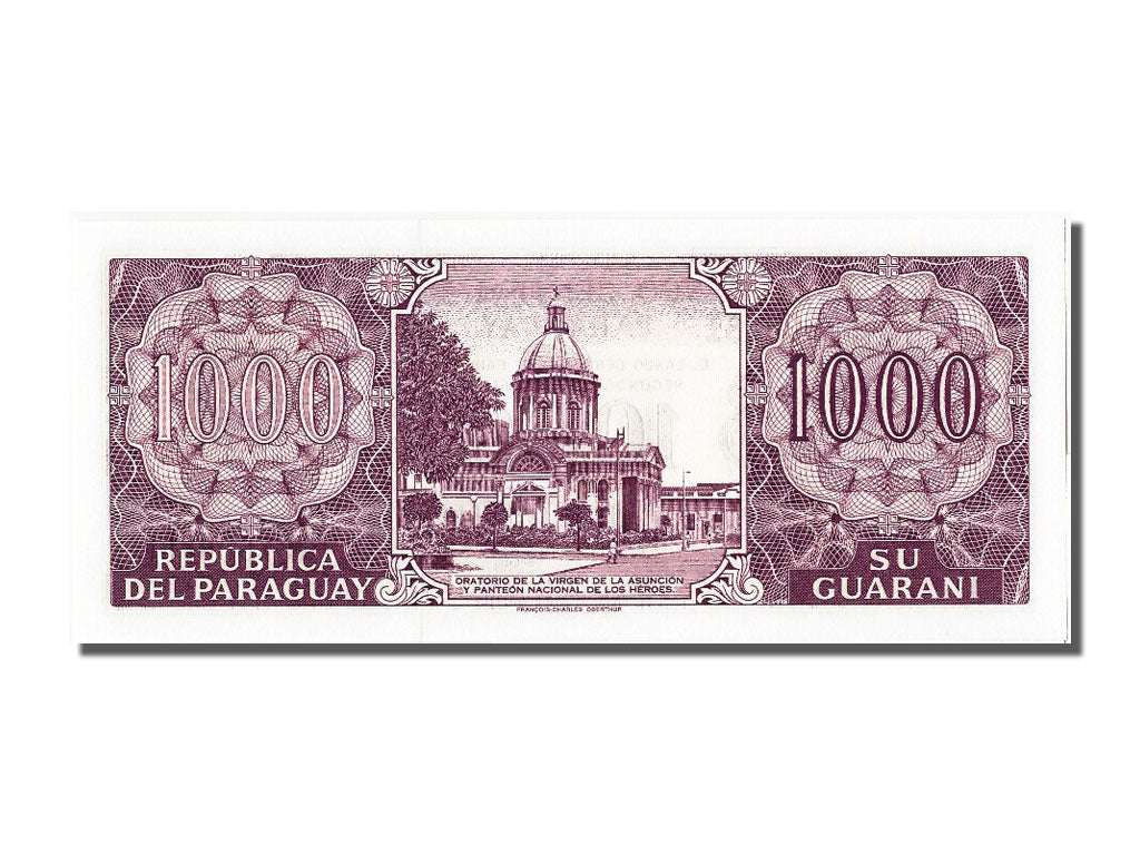 Banknote, Paraguay, 1000 Guaranies, 2002, UNC(65-70)