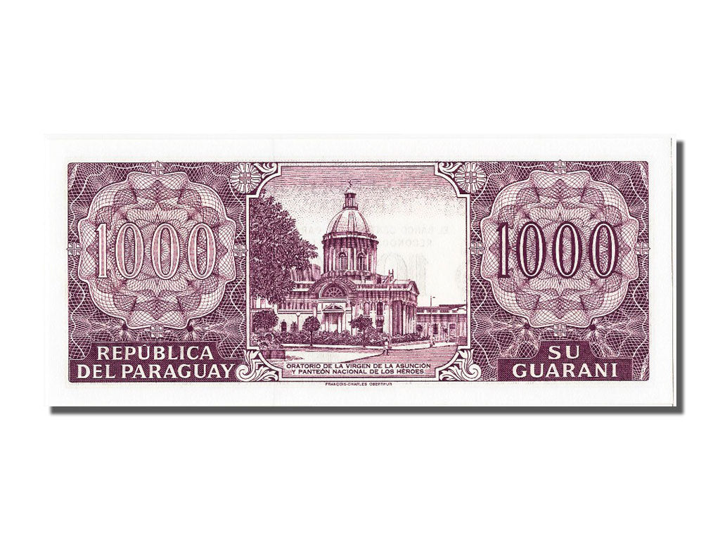 Banknote, Paraguay, 1000 Guaranies, 2002, UNC(65-70)