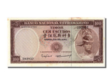 Geldschein, Timor, 100 Escudos, 1963, 1963-04-25, UNZ-