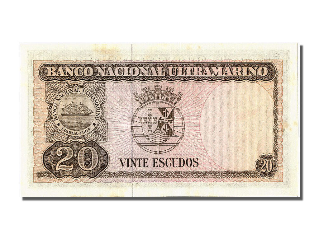 Billete, 20 Escudos, 1967, Timor, 1967-10-24, SC