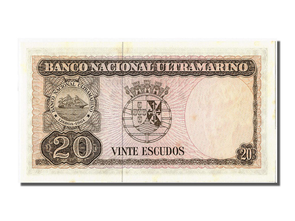 Billete, 20 Escudos, 1967, Timor, 1967-10-24, SC