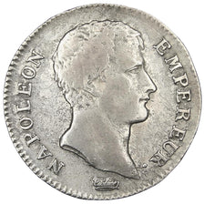 FRANCE, Napoléon I, Franc, 1804, Paris, KM #656.1, VF(30-35), Silver, Gadoury #.