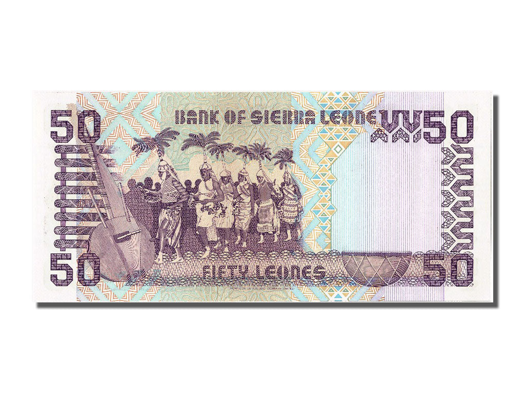 Sierra Leone, 50 Leones, 1989, KM #17b, 1989-04-27, UNC(63), C/45 669181