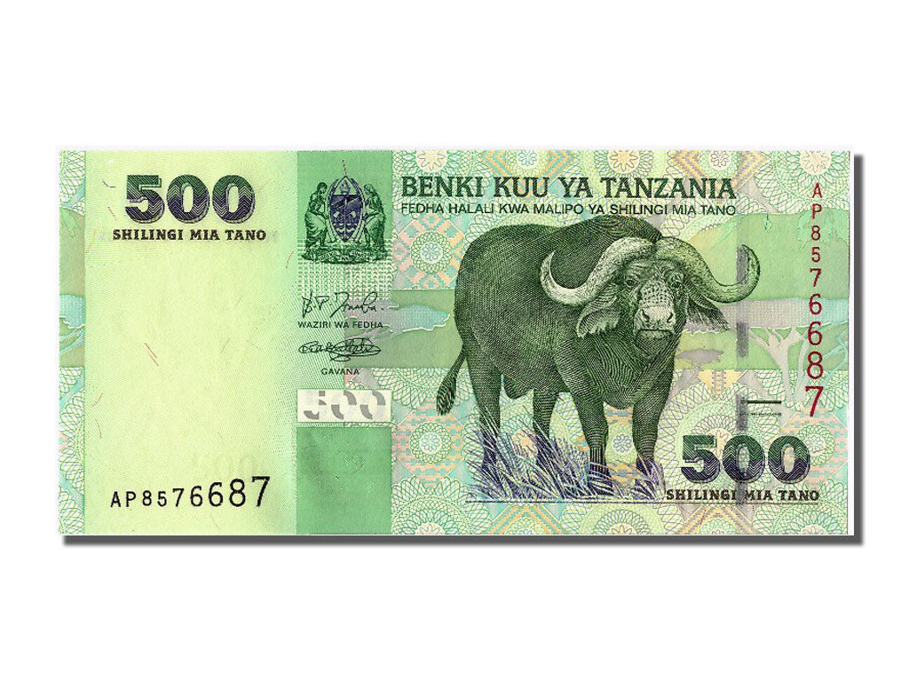Banconote, Tanzania, 500 Shilingi, FDS