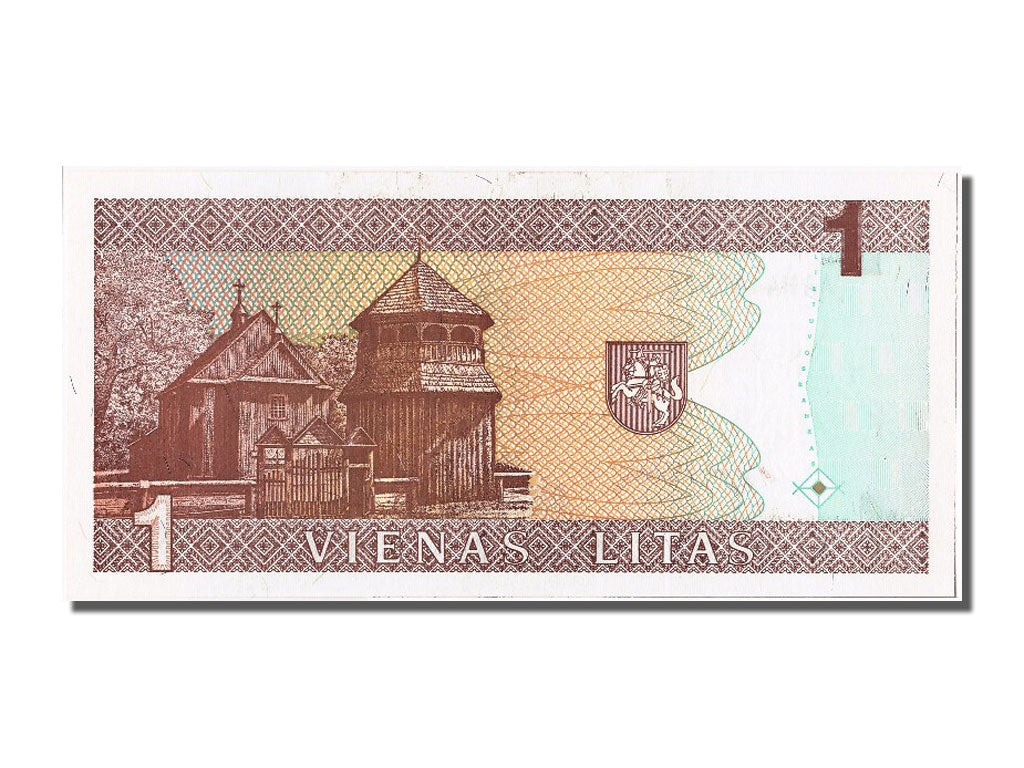 Billete, 1 Litas, 1994, Lituania, SC