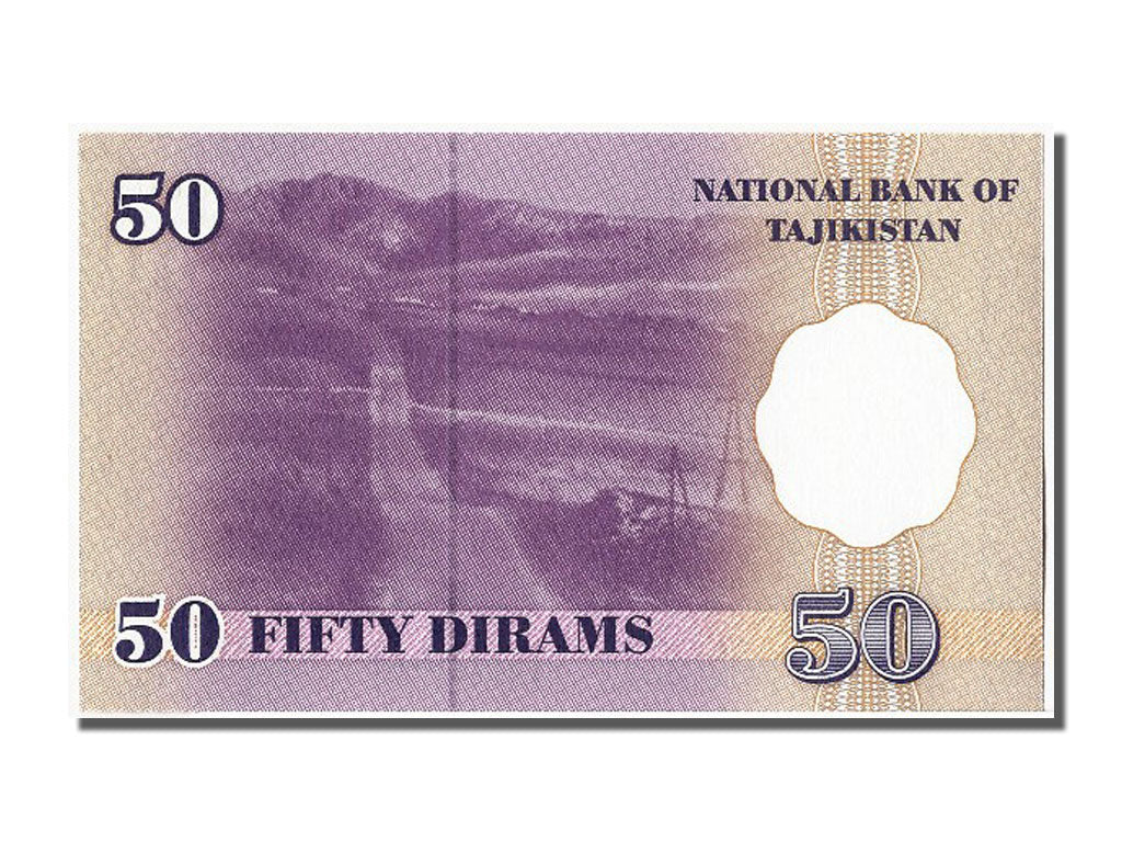 Banknote, Tajikistan, 50 Diram, 1999, UNC(65-70)