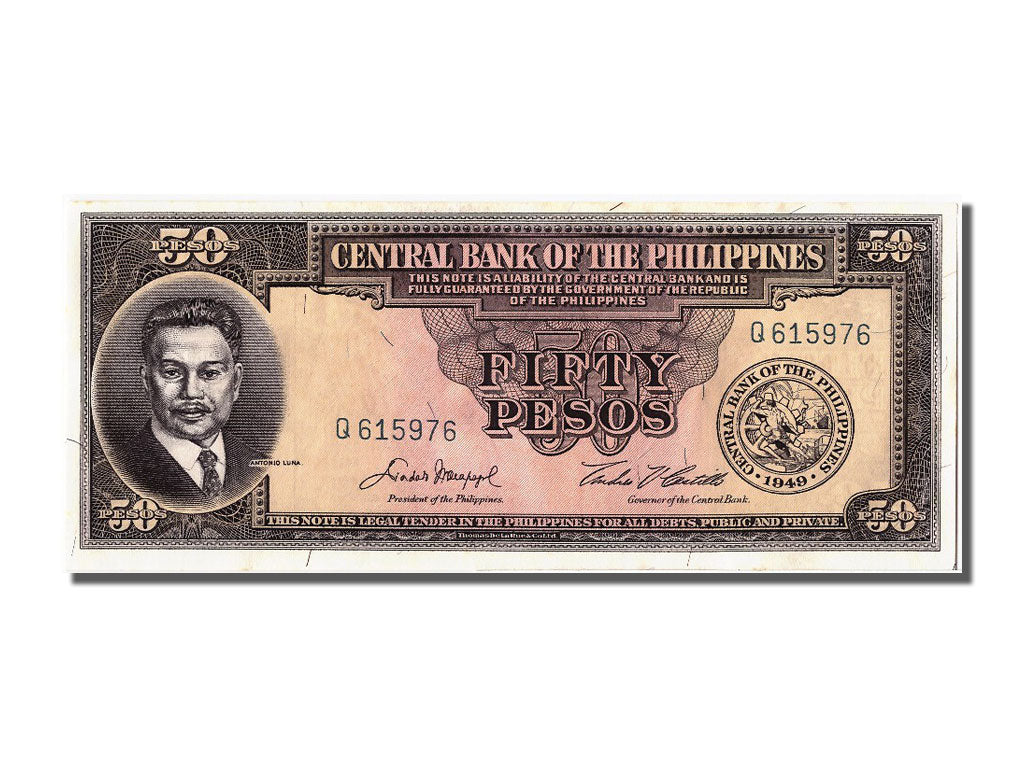 Banconote, Filippine, 50 Pesos, FDS