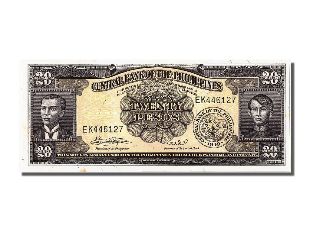 Banknote, Philippines, 20 Pesos, UNC(63)