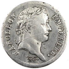 FRANCE, Demi Franc, 1808, Paris, EF(40-45), Silver, Gadoury #398, 2.46