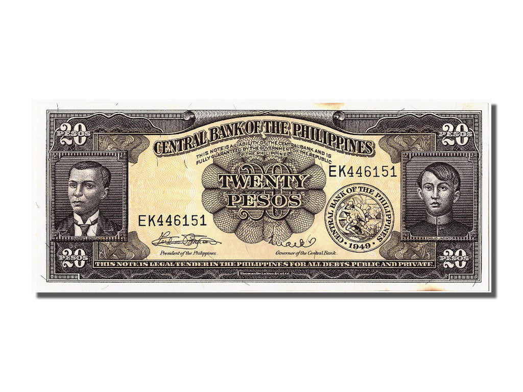 Banknote, Philippines, 20 Pesos, UNC(63)