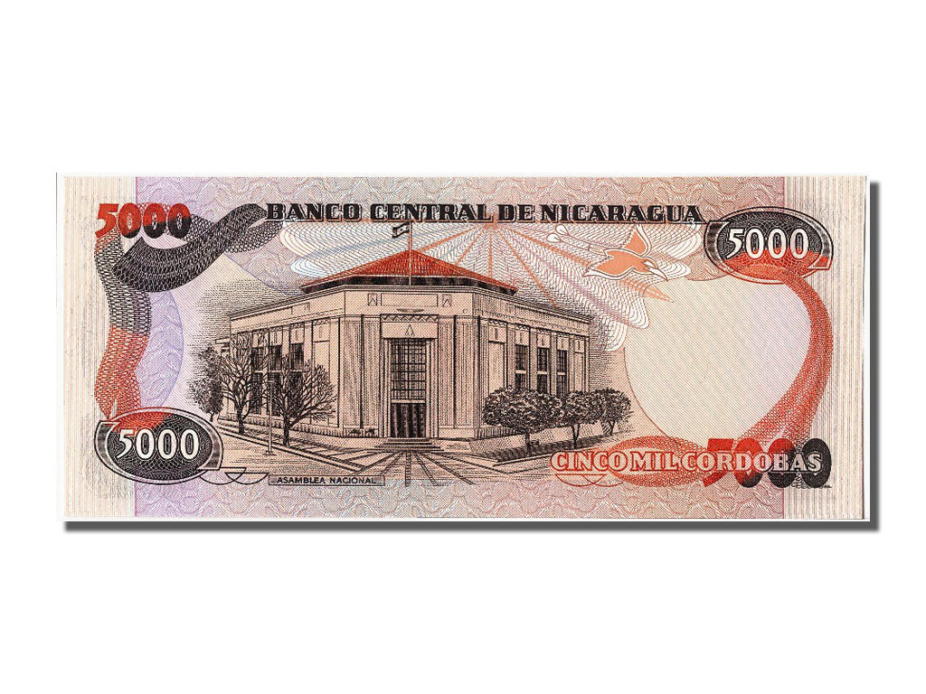 Banconote, Nicaragua, 5000 Cordobas, 1985, FDS