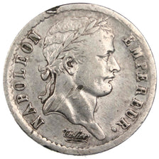 FRANCE, Demi Franc, 1808, Paris, VF(30-35), Silver, Gadoury #398, 2.47