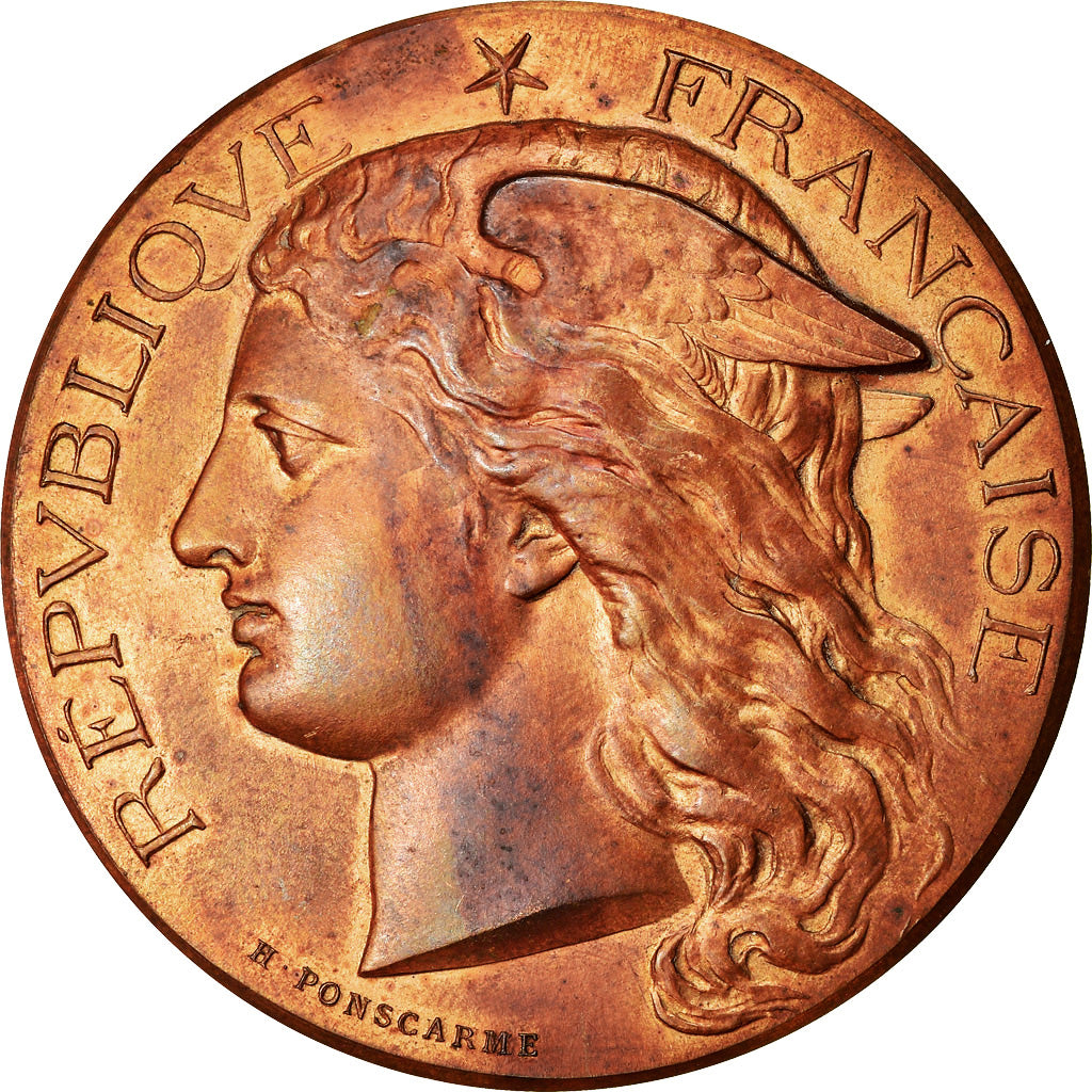 França, Medal, Agriculture, Concours Régional, Amiens, 1883, Ponscarme
