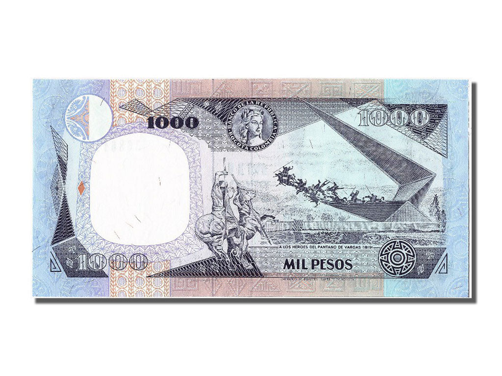Banknote, Colombia, 1000 Pesos, 1995, 1995-08-02, UNC(65-70)