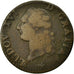 Moneta, Francia, Louis XVI, Sol ou sou, Sol, 1786, Lille, MB, Rame, Gadoury:350