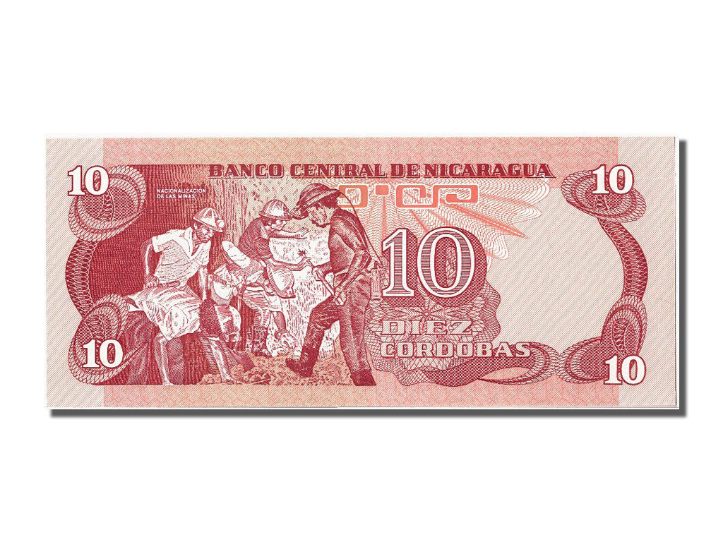 Banknote, Nicaragua, 10 Cordobas, 1979, UNC(65-70)