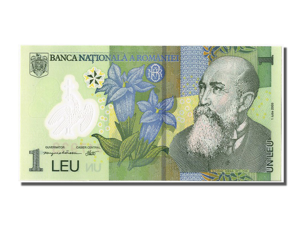 Banconote, Romania, 1 Leu, 2005, 2005-07-01, FDS