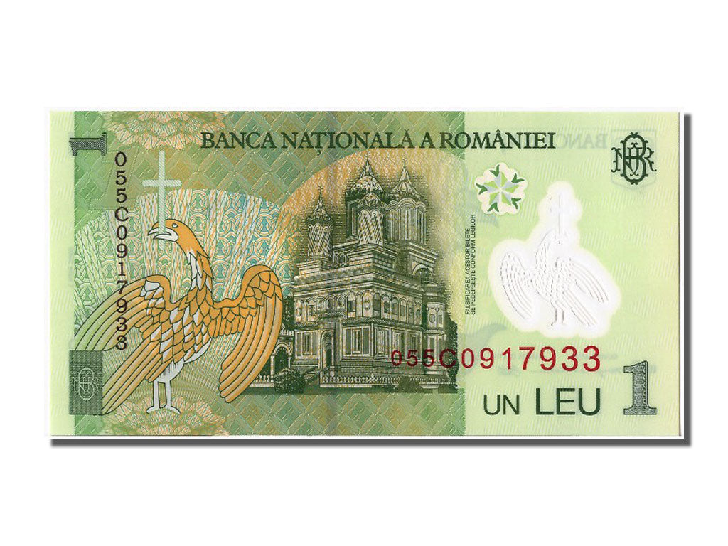 Banconote, Romania, 1 Leu, 2005, 2005-07-01, FDS