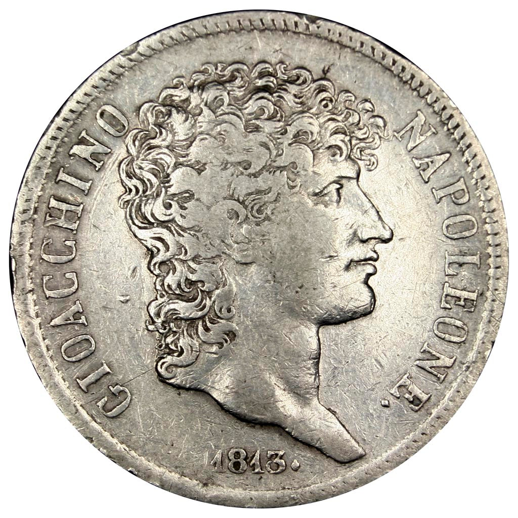 Italy, 5 Lire, 1813, KM #C#111, EF(40-45), Silver, 24.70