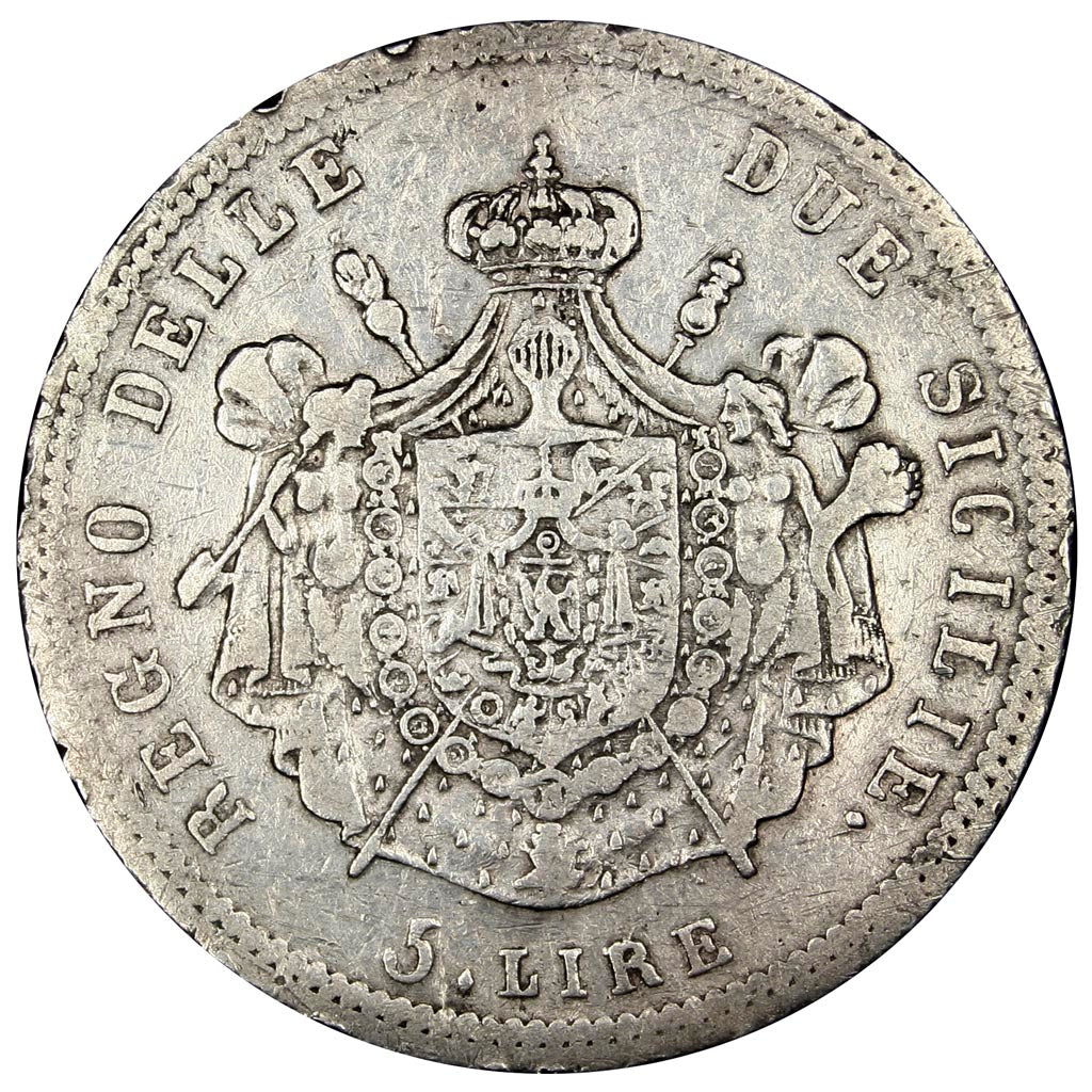 Italy, 5 Lire, 1813, KM #C#111, EF(40-45), Silver, 24.70
