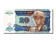 Banknote, Zaire, 20 Nouveaux Zaïres, 1993, 1993-06-24, UNC(65-70)