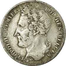 Münze, Belgien, Leopold I, 1/2 Franc, 1835, Brussels, SS, Silber, KM:6