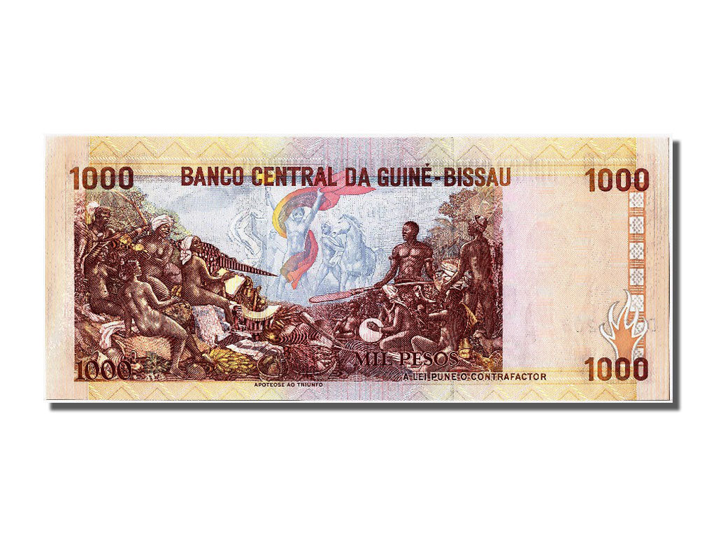 Billet, Guinea-Bissau, 1000 Pesos, 1993, 1993-03-01, NEUF