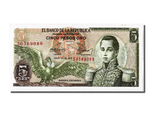 Banknote, Colombia, 5 Pesos Oro, 1975, 1975-07-20, UNC(63)
