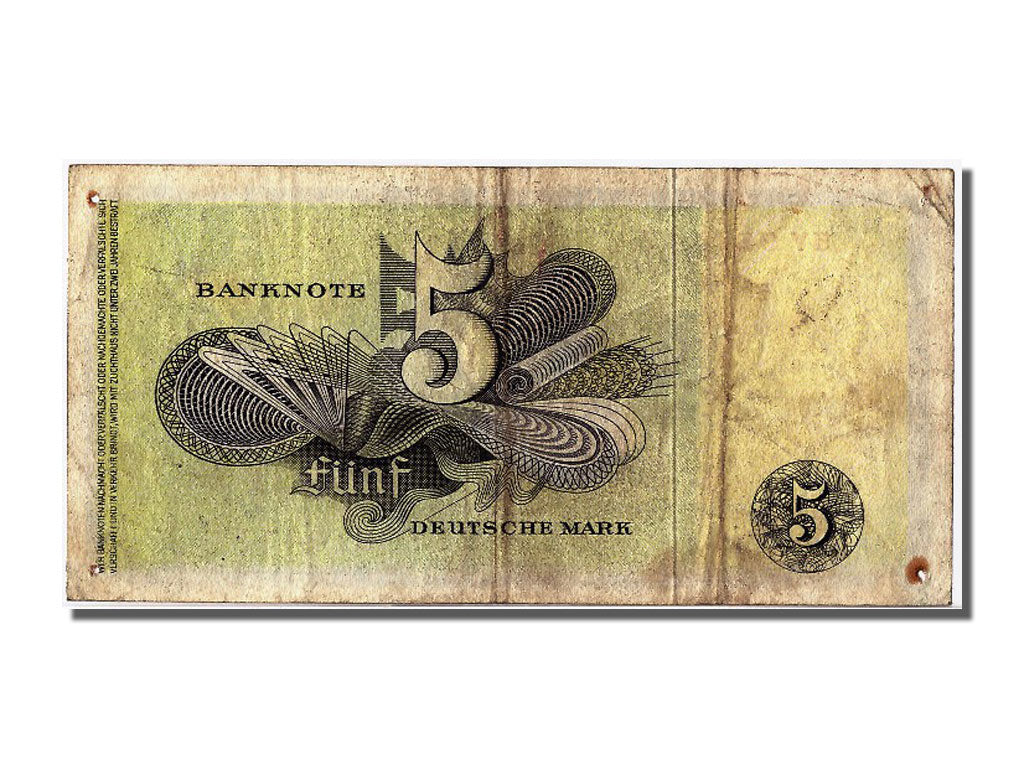 Banknote, GERMANY - FEDERAL REPUBLIC, 5 Deutsche Mark, 1948, 1948-12-09