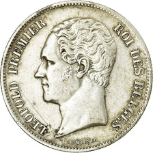Moneta, Belgia, Leopold I, 2-1/2 Francs, 1849, Brussels, AU(50-53), Srebro