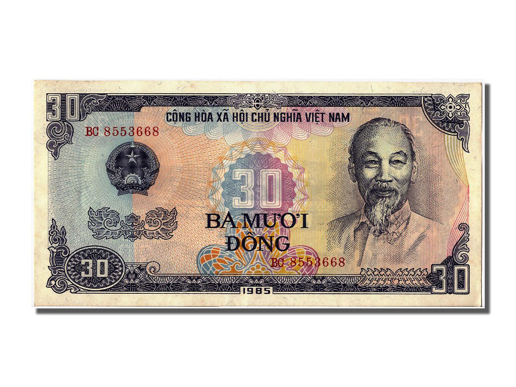 Billete, 30 D<ox>ng, 1985, Vietnam, UNC