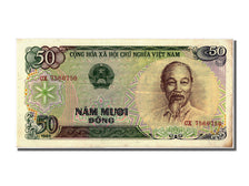 Geldschein, Viet Nam, 50 D<ox>ng, 1985, UNZ-