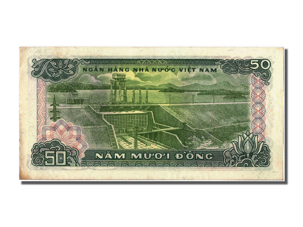Geldschein, Viet Nam, 50 D<ox>ng, 1985, UNZ-