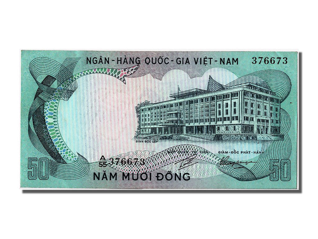 South Viet Nam, 50 D<ox>ng, KM #30a, UNC(63), A/55 376673