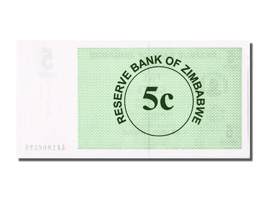 Banknote, Zimbabwe, 5 Cents, 2006, 2006-08-01, UNC(65-70)