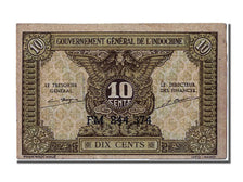 French Indo-China, 10 Cents, KM #89a, UNC(65-70), FM 244.374
