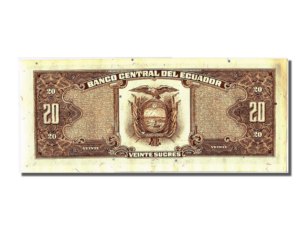 Banknote, Ecuador, 20 Sucres, 1988, 1988-11-22, UNC(63)