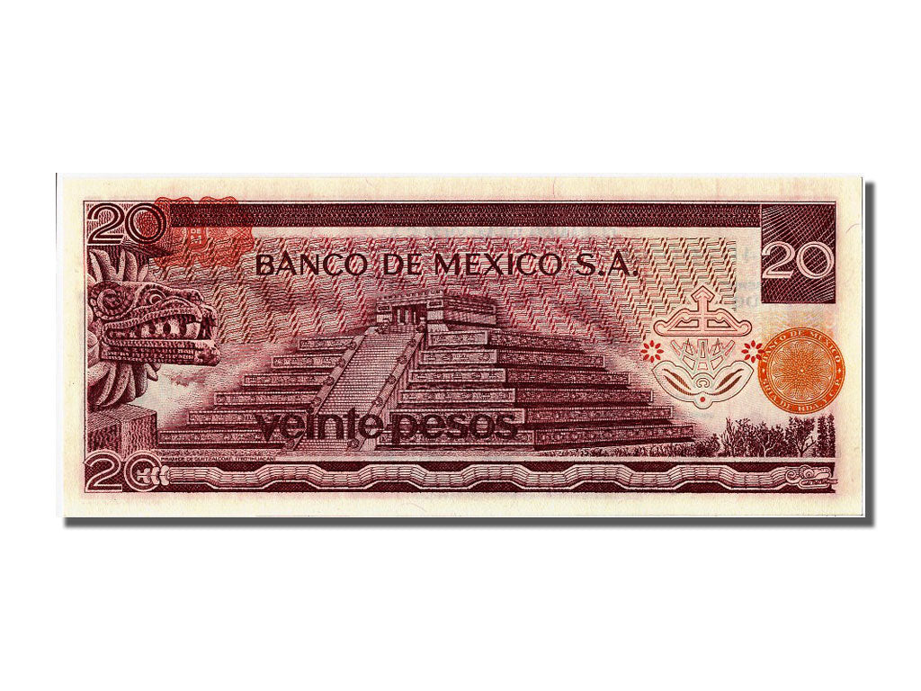 Banknote, Mexico, 20 Pesos, 1977, 1977-07-08, UNC(65-70)