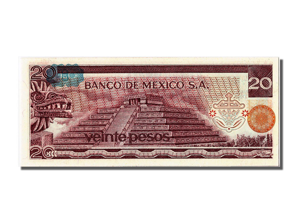 Billete, 20 Pesos, 1977, México, 1977-07-08, UNC